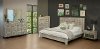 Rustic Whitewashed 4 Piece Queen Bedroom Set - Vista