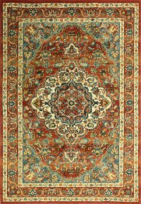 Traditional Cromwell Rust 8 Foot Runner Rug - Buckingham-6