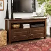 WQ44CSTB 44 Inch Traditional Wood TV Stand - Walker Edison