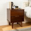 Mid-Century Modern Walnut Brown Nightstand