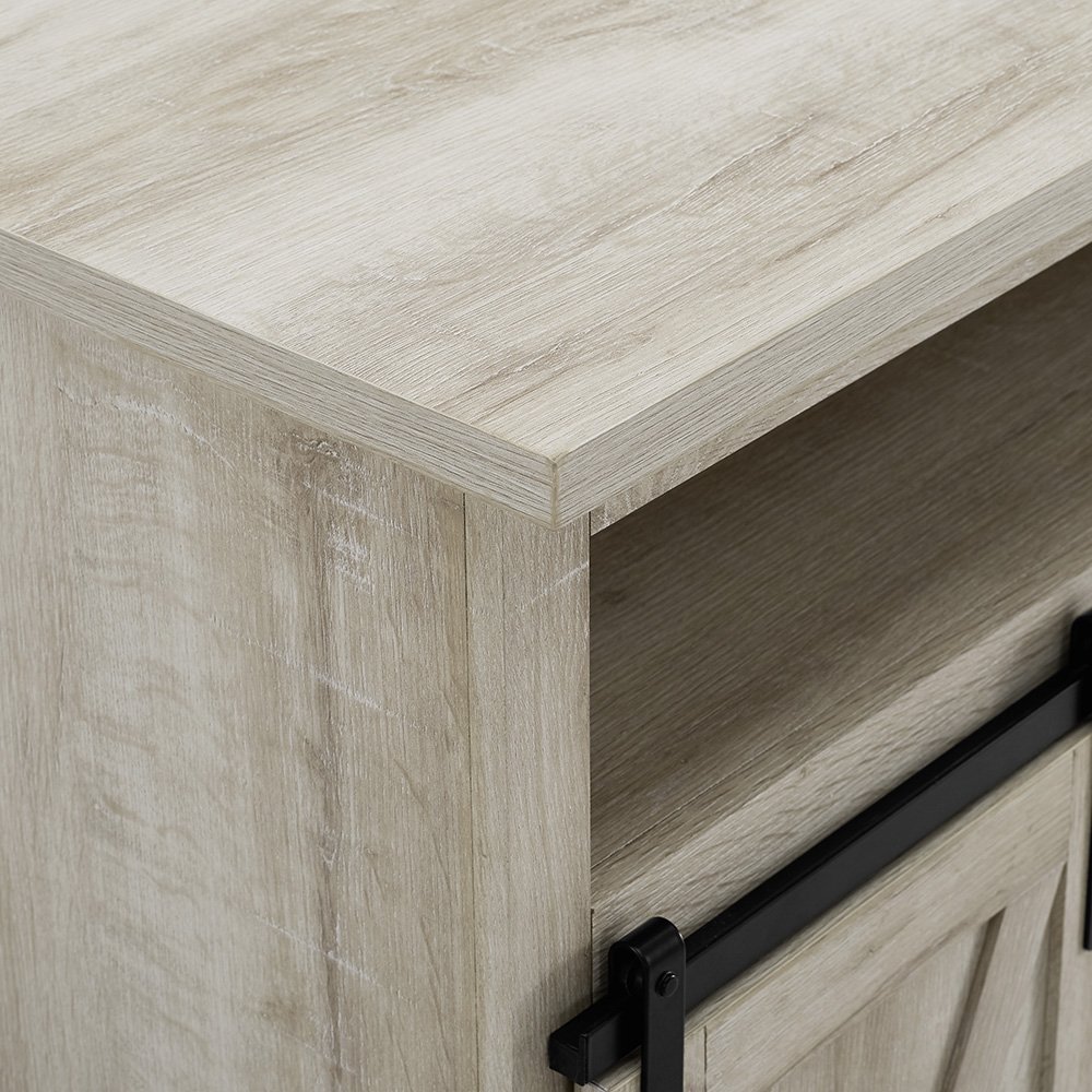 W52HBSBDWO Modern Farmhouse 52 Inch TV Stand - White Oak-2