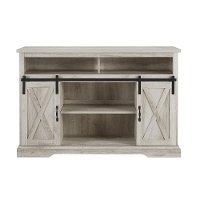 Modern Farmhouse 52 Inch TV Stand - White Oak-3