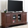 52 Inch Traditional Wood TV Stand - Brown