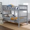 Mission Gray Twin-over-Twin Bunk Bed