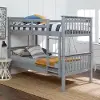 BWTOTMSGY Mission Gray Twin-over-Twin Bunk Bed