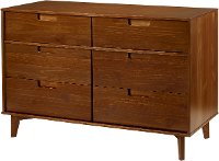 Mid Century Modern Walnut Brown Dresser - Sloane-3