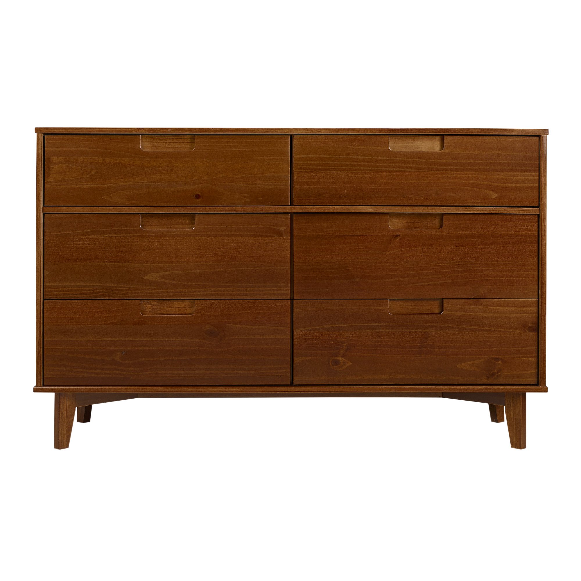 BR6DSLDRWT Sloane Mid Century Modern Walnut Brown Dresser-4