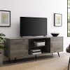 Mid Century Modern 70 Inch TV Stand - Slate Grey