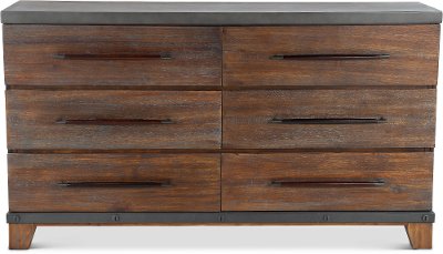 Modern Rustic Brown Dresser - Forge