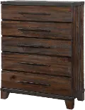 Forge Rustic Brown Chest of Drawers