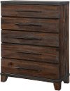 Modern Rustic Brown Chest of Drawers - Forge