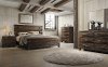 Modern Rustic Brown 4 Piece Queen Bedroom Set - Forge