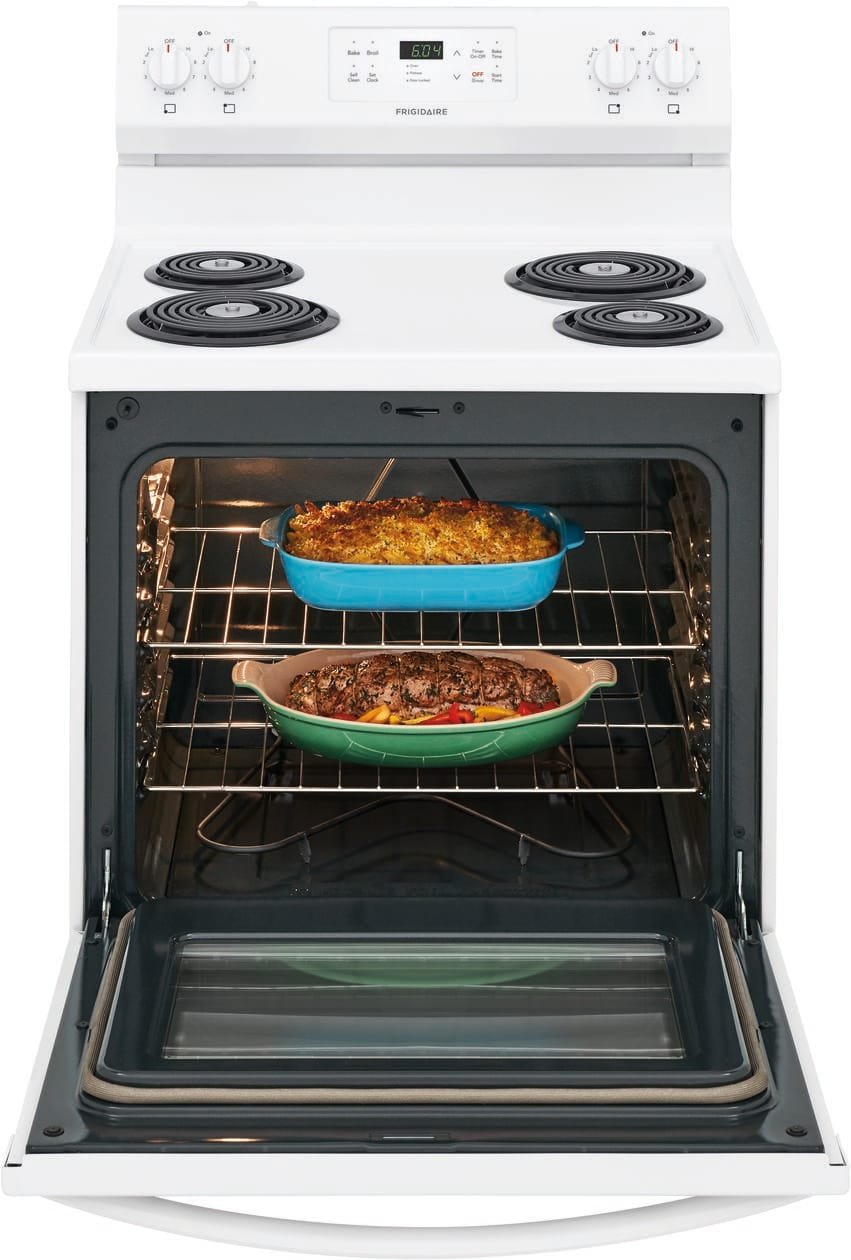 FFEF3016VW Frigidaire 30 Inch Electric Range - 5.3 cu. ft. White-3