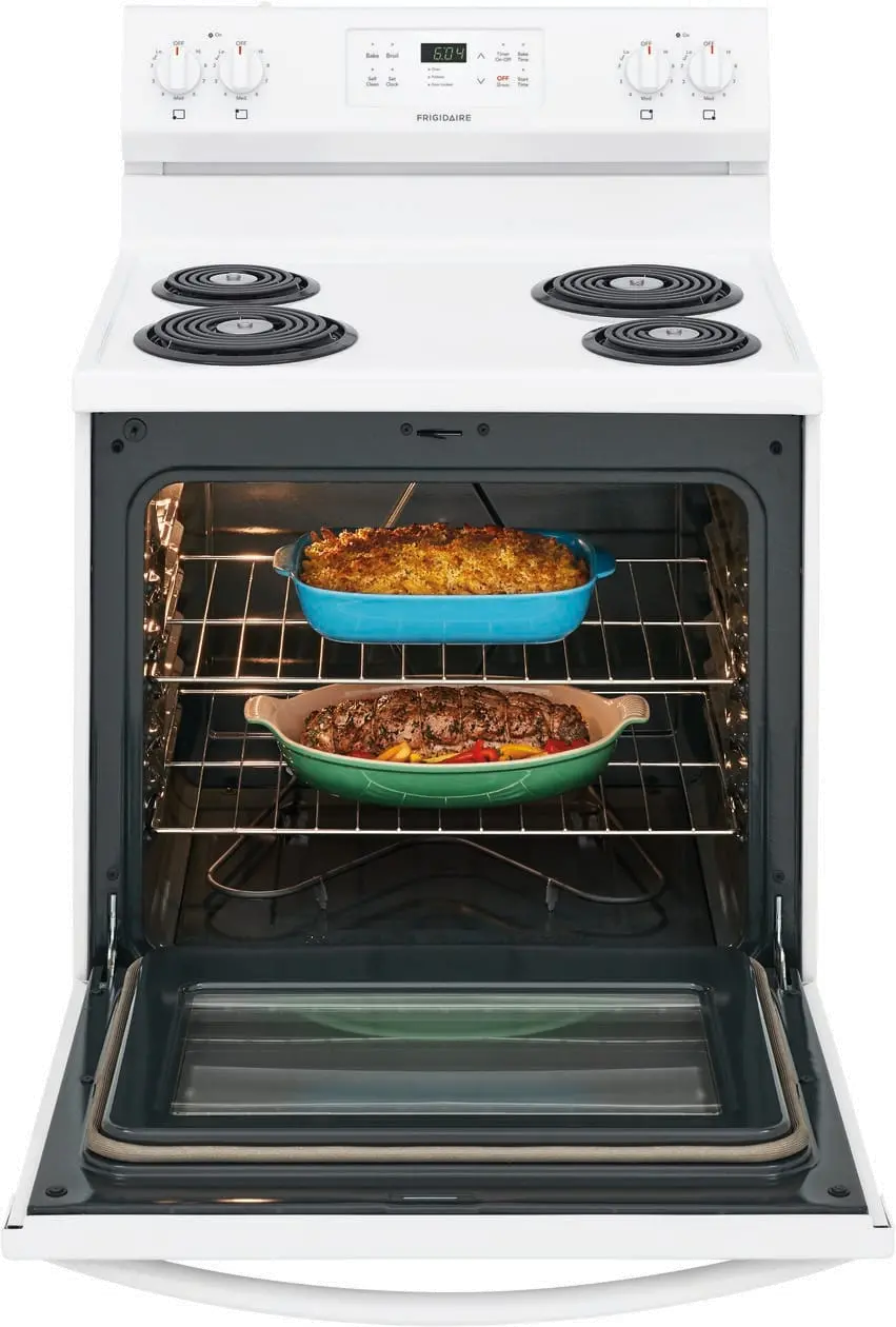 FFEF3016VW Frigidaire 30 Inch Electric Range - 5.3 cu. ft. White-3