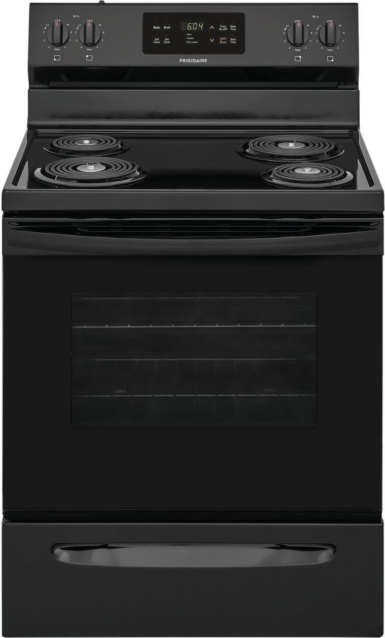 FFEF3016VB Frigidaire 30 Inch Electric Range - 5.3 cu. ft. Black-1
