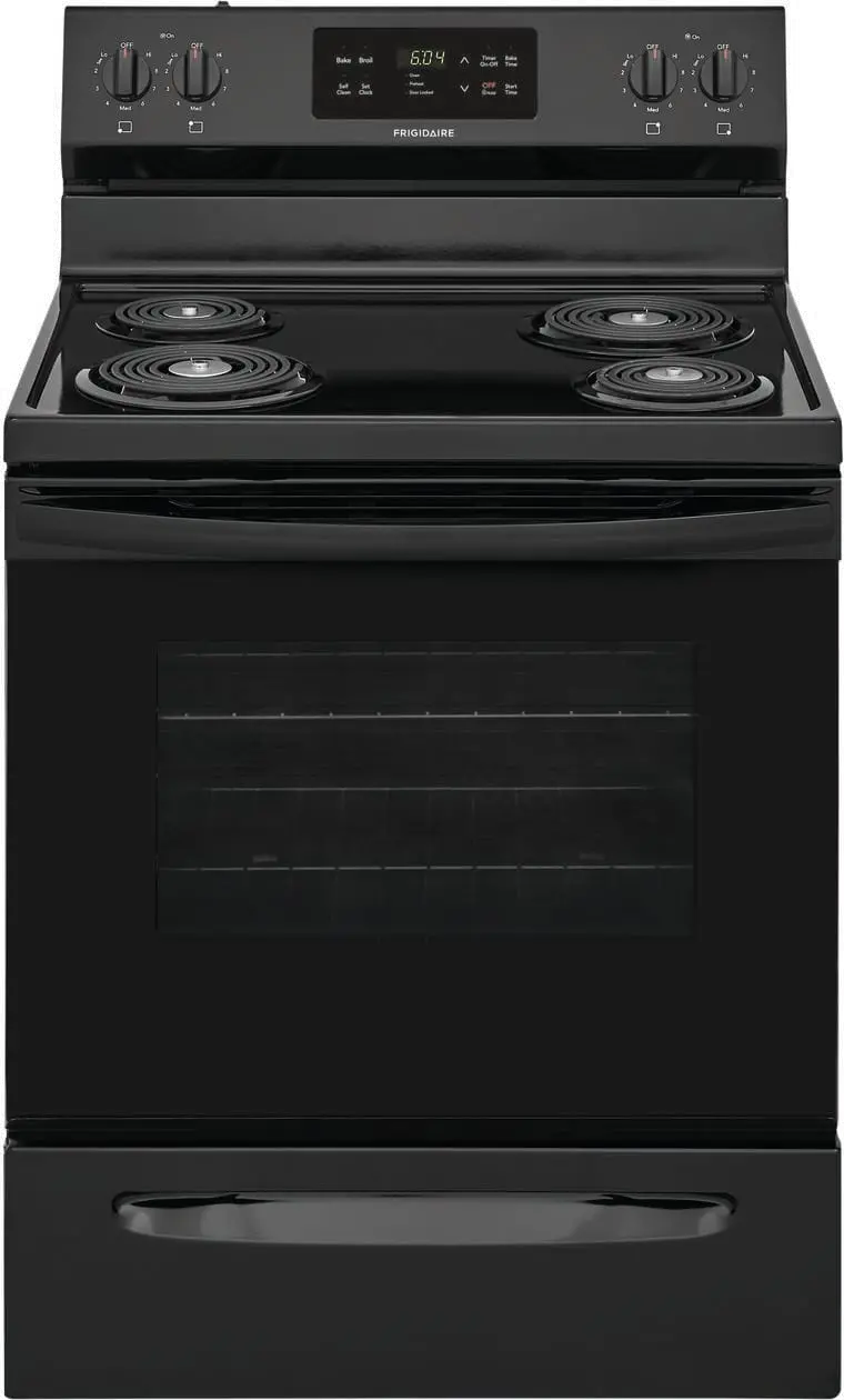 FFEF3016VB Frigidaire 30 Inch Electric Range - 5.3 cu. ft. Black-1