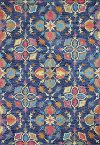 4 x 6 Small Transitional Norwalk Navy Blue Rug - Valencia