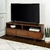 W58IV3DWT Glenn Mid-Century Walnut 58 Inch TV Stand - Walker Edison