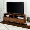 Mid Century 58 Inch Modern TV Stand - Walnut