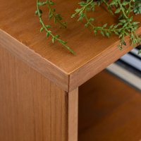 Mid Century 58 Inch Modern TV Stand - Caramel-4