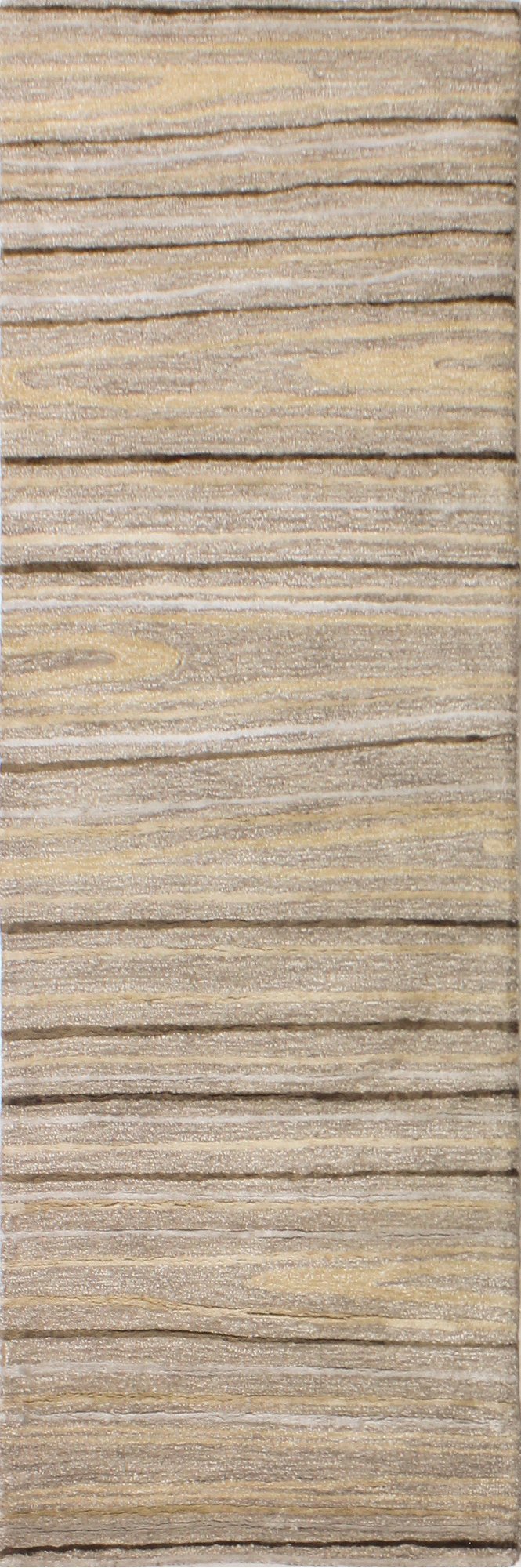 Contemporary Mitzi Taupe 8 Foot Runner Rug - Greenwich-1