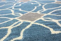 S185-AZ-2.6X8-ST261 Contemporary Alpine Azure Blue 8 Foot Runner Rug - Chelsea-4