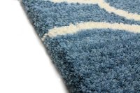 S185-AZ-2.6X8-ST261 Contemporary Alpine Azure Blue 8 Foot Runner Rug - Chelsea-5