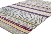 Contemporary Tenafly Ivory 8 Foot Runner Rug - Chelsea