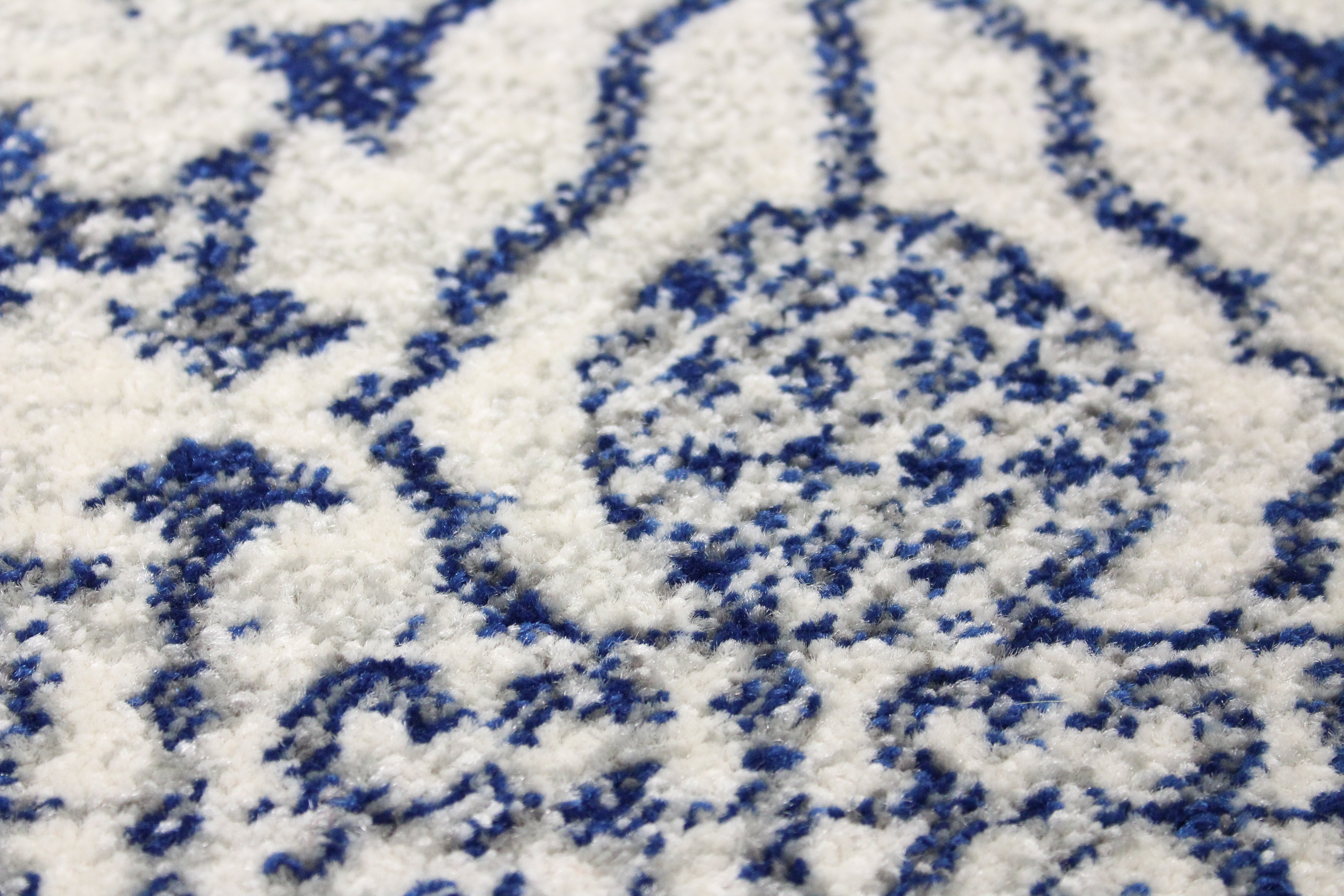 Everek 5 x 8 Traditional Noelle Ivory and Blue Rug-4
