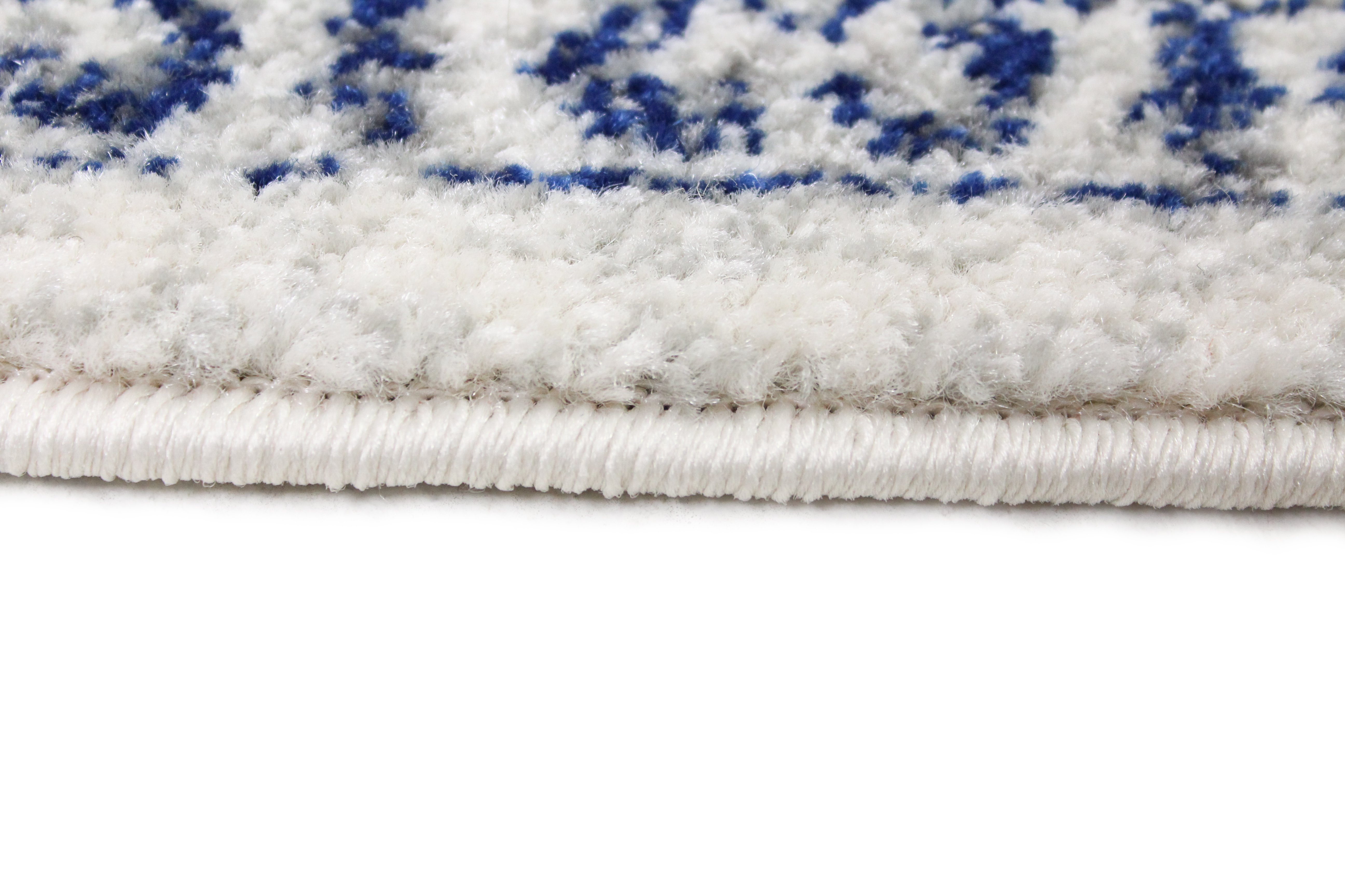 Everek 5 x 8 Traditional Noelle Ivory and Blue Rug-5