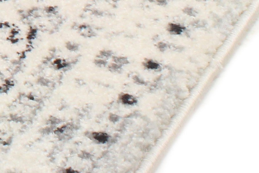 5 x 8 Medium Traditional Alberta Ivory and Blue Rug - Everek-4