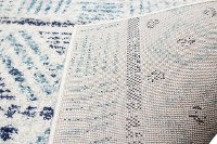 5 x 8 Medium Transitional Zeisha Blue and Ivory Area Rug - Mayfair-4
