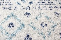 5 x 8 Medium Transitional Zeisha Blue and Ivory Area Rug - Mayfair-5