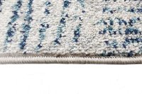 5 x 8 Medium Transitional Zeisha Blue and Ivory Area Rug - Mayfair-6