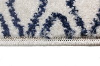 5 x 8 Medium Transitional Blue and Ivory Area Rug - Mayfair-6