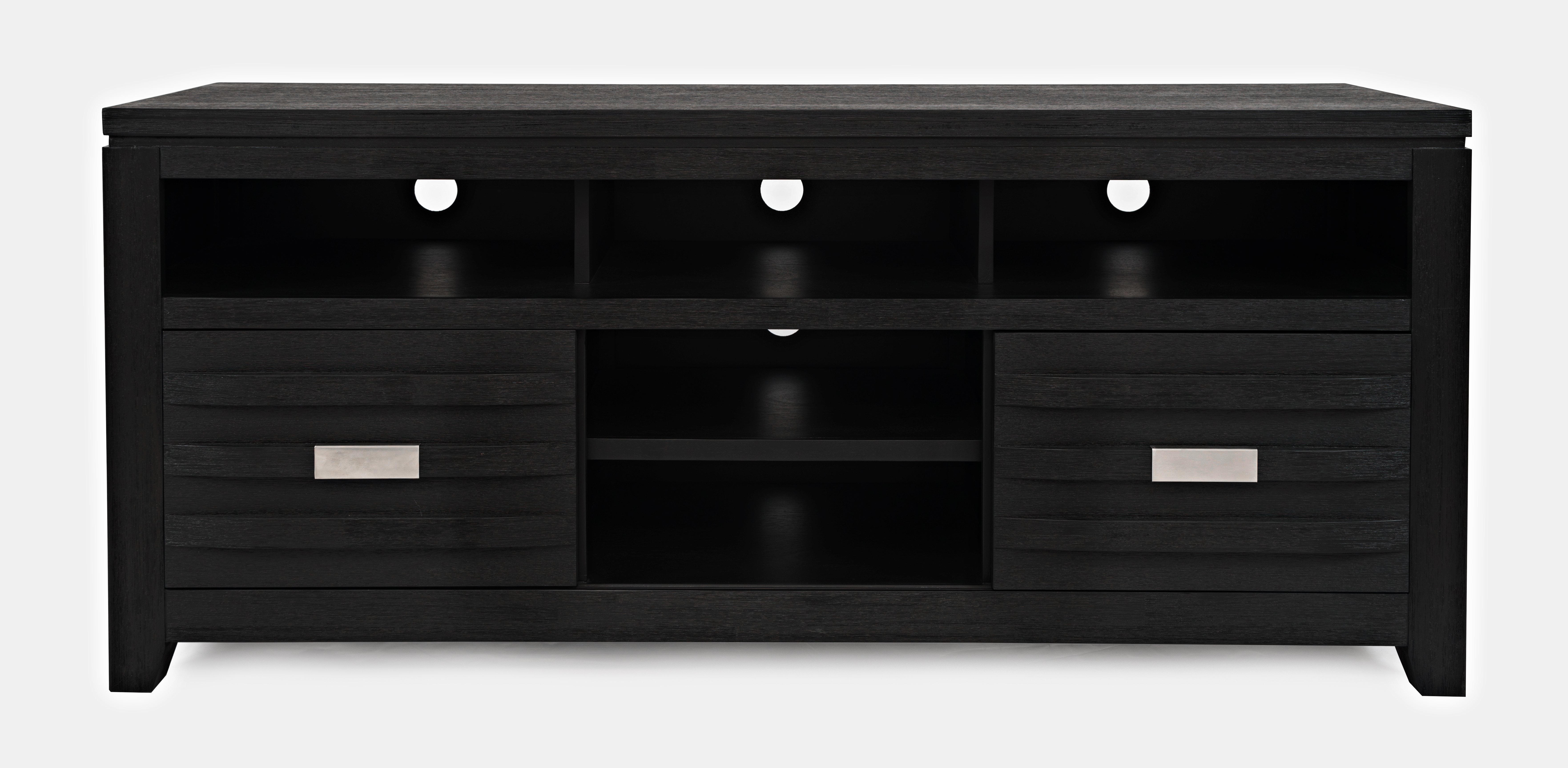 Modern Charcoal Gray 60 Inch TV Stand - Altamonte-1