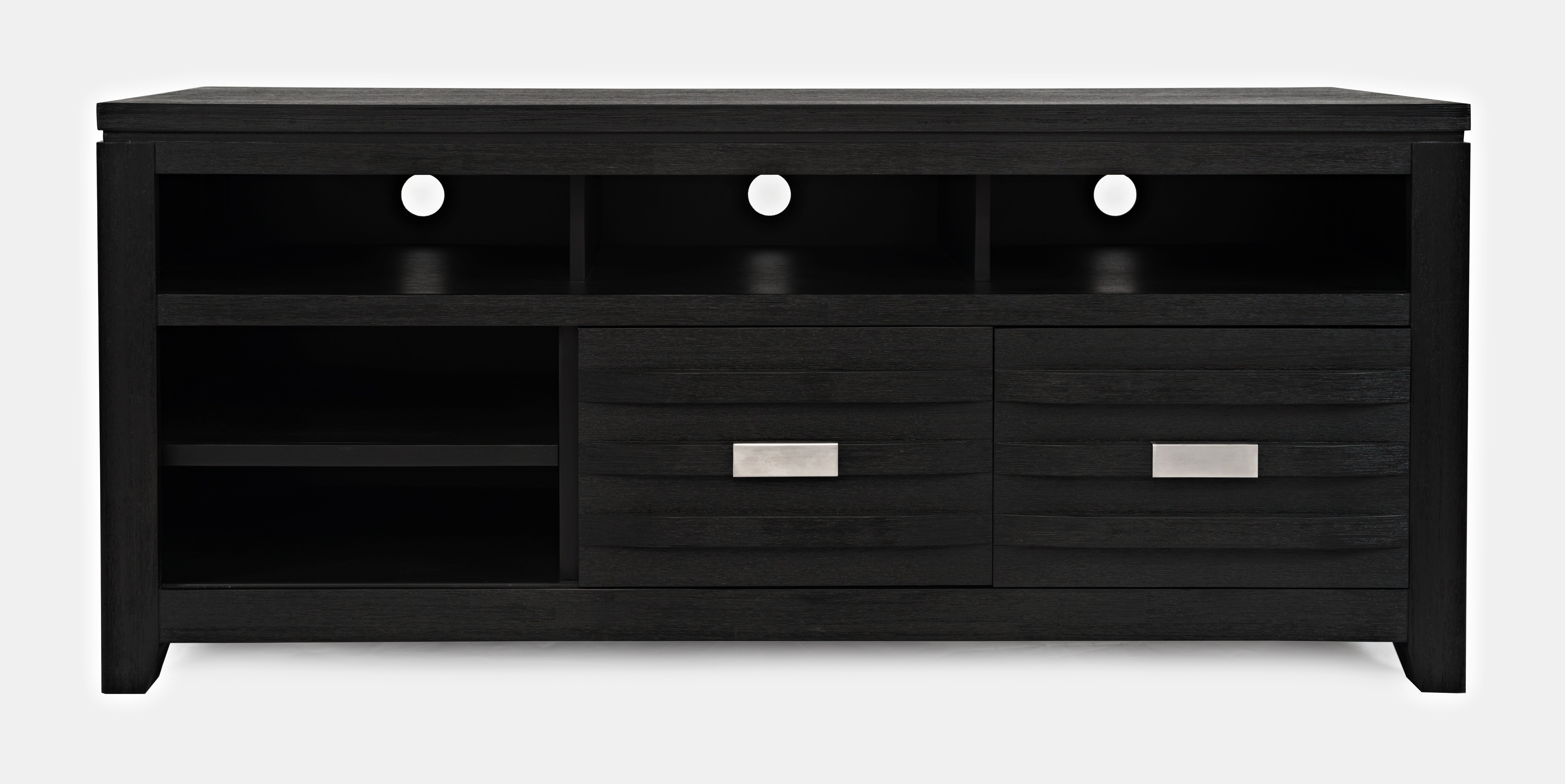 Modern Charcoal Gray 60 Inch TV Stand - Altamonte-2