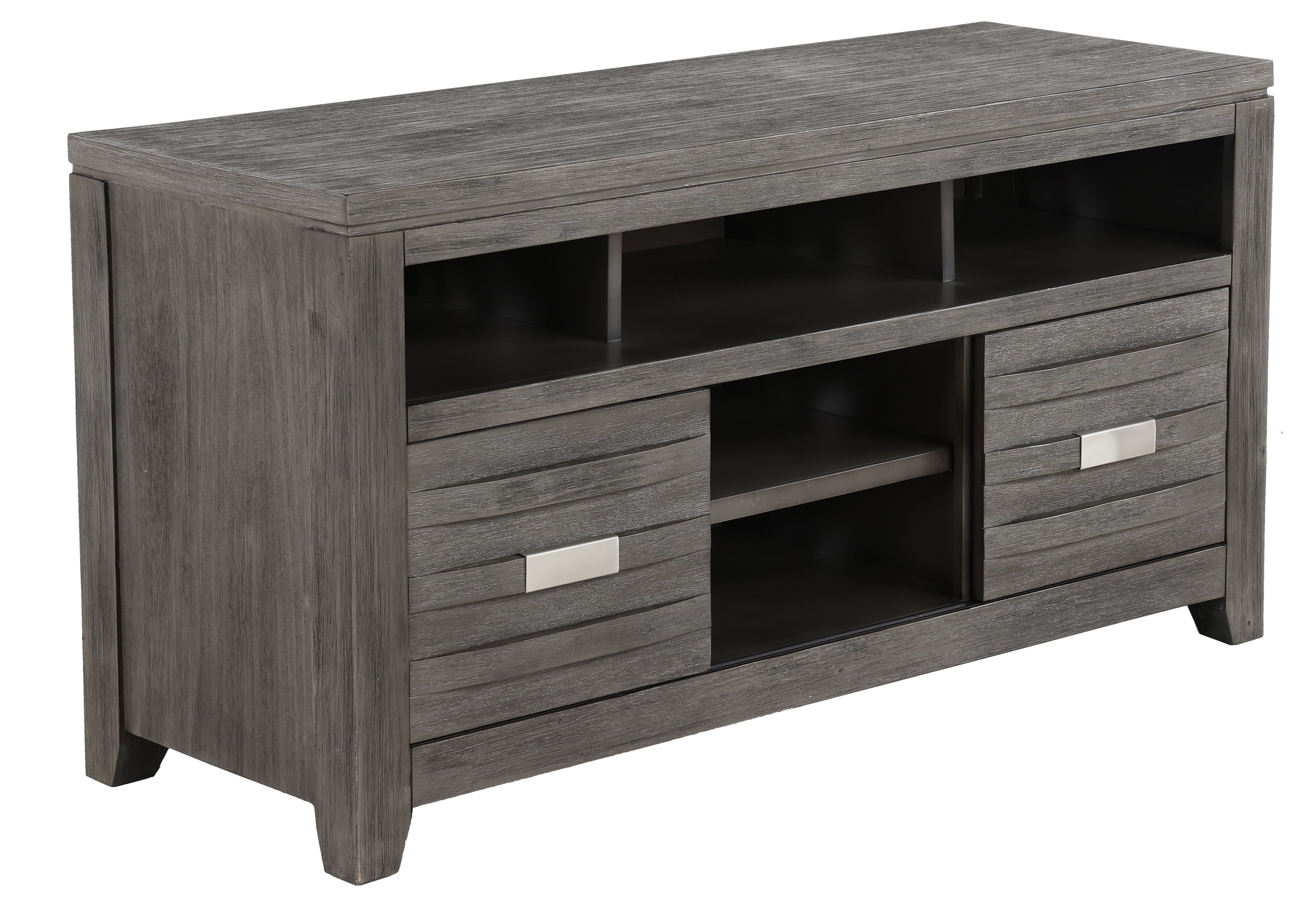 Brushed Gray Modern 50 Inch TV Stand - Altamonte-2