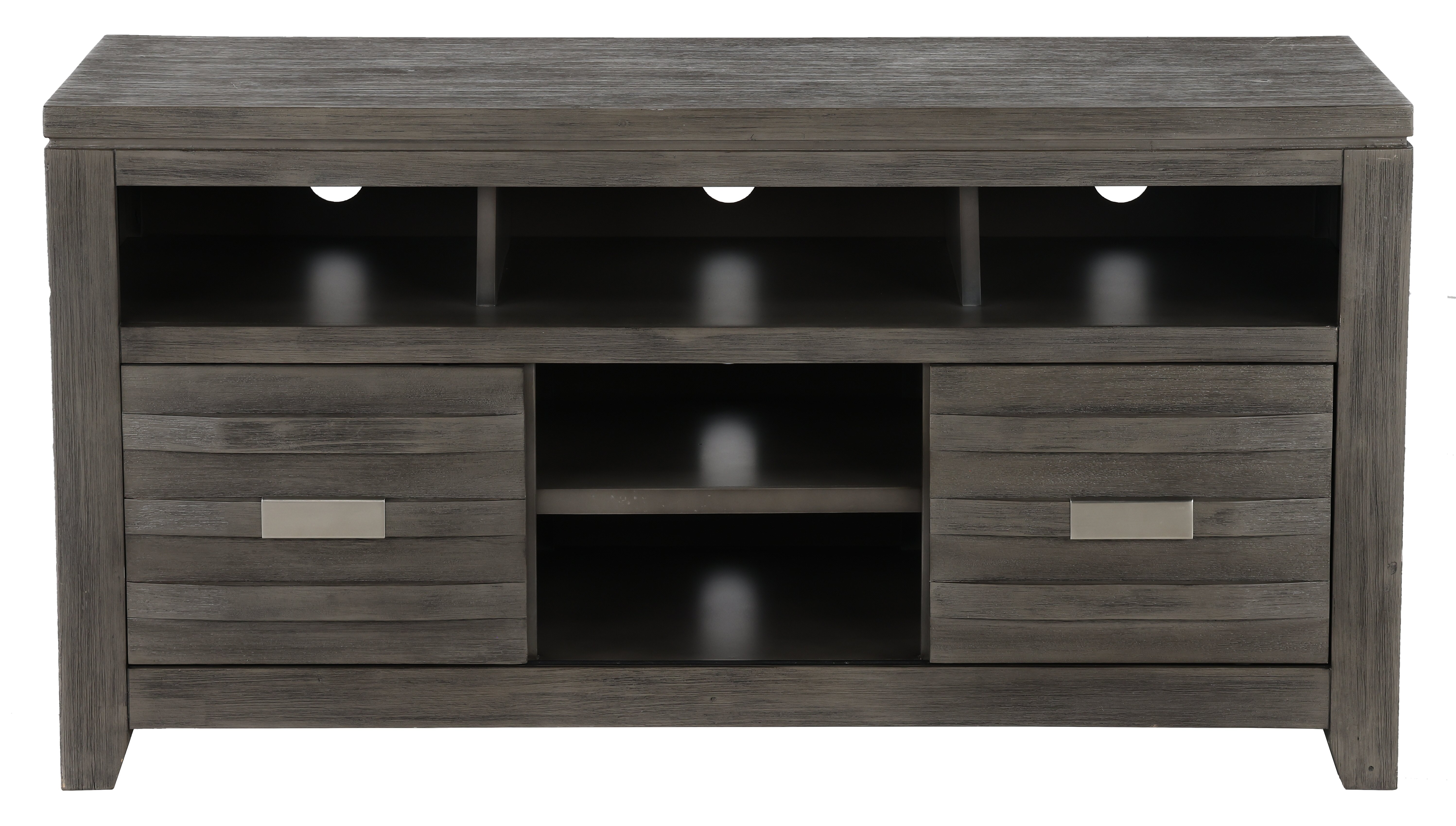 Brushed Gray Modern 50 Inch TV Stand - Altamonte-3