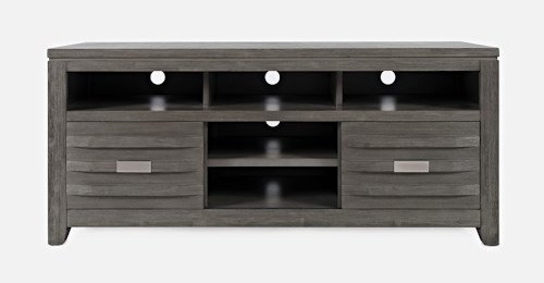 Brushed Gray Modern 60 Inch TV Stand - Altamonte-1