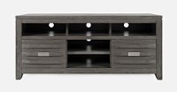 Brushed Gray Modern 60 Inch TV Stand - Altamonte