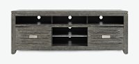 Brushed Gray Modern 70 Inch TV Stand - Altamonte