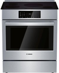 HII8056U Bosch 800 Series 30 Inch Electric Induction Range with Convection Oven - 5.4 cu. ft. Stainless Steel