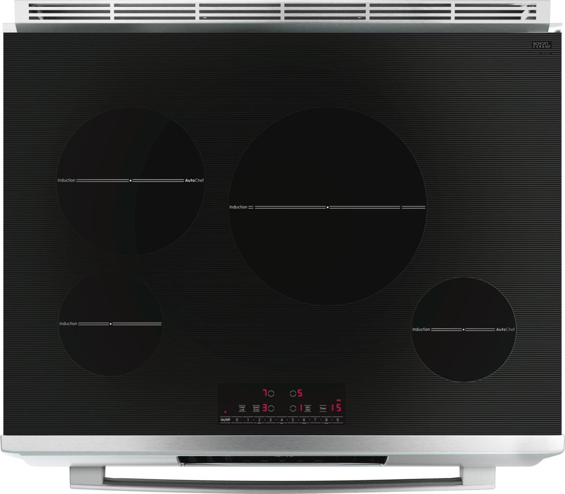 HII8056U Bosch 800 Series 30 Inch Electric Induction Range with Convection Oven - 5.4 cu. ft. Stainless Steel-2