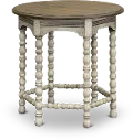 Antique White Lamp Table - Plymouth