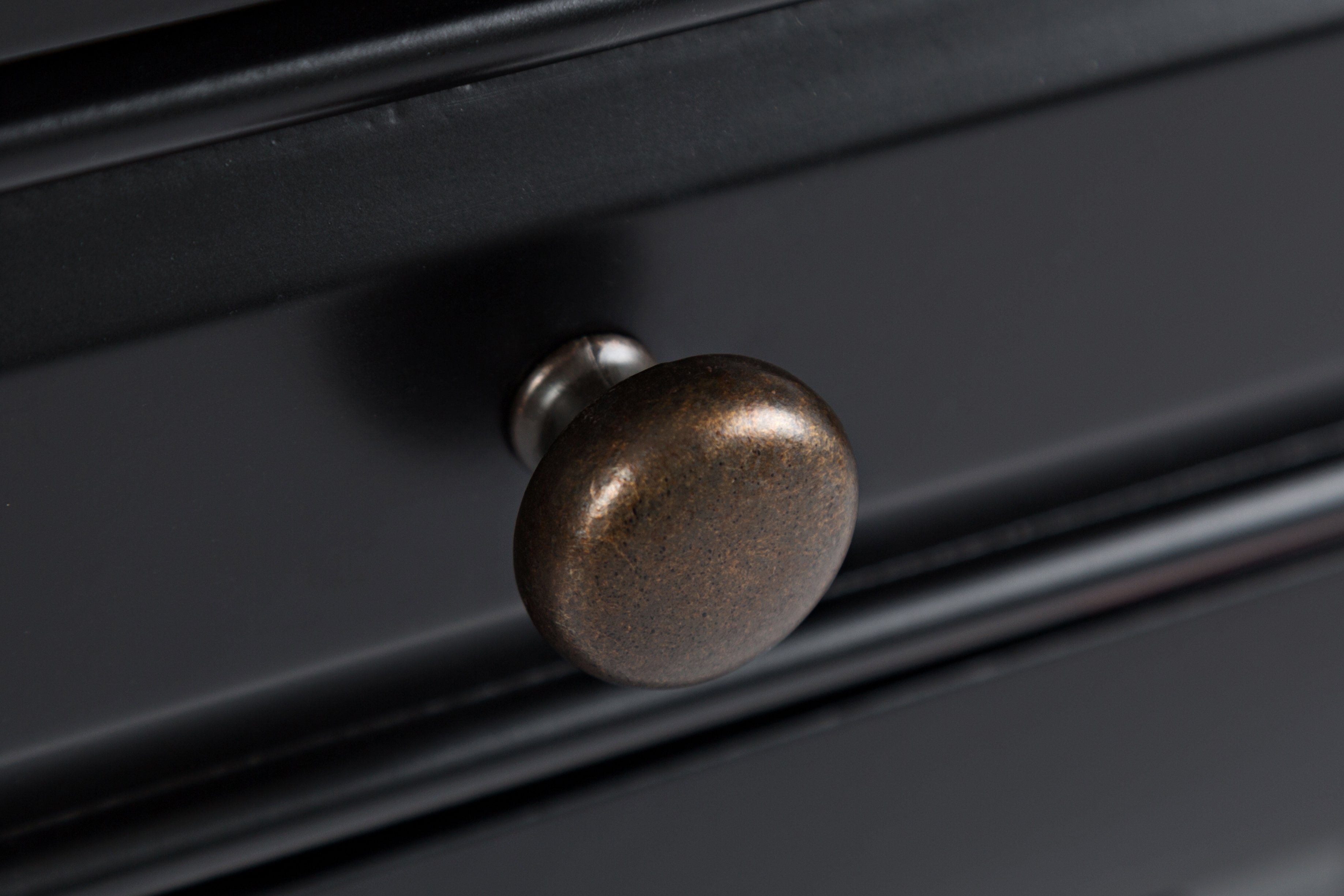 Black Chairside Table - Craftsman-4