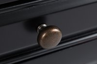 Black Chairside Table - Craftsman-4