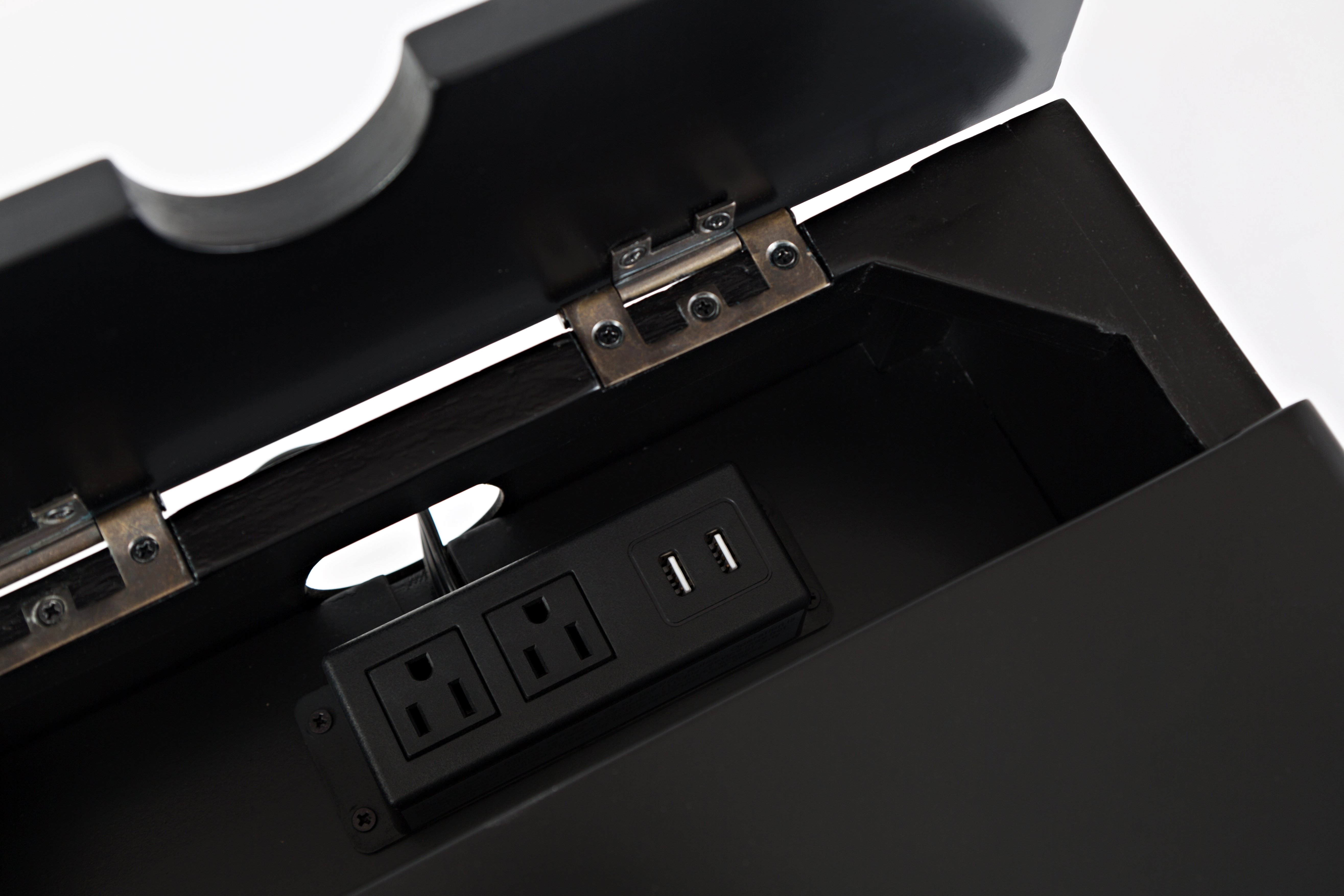 Black Chairside Table - Craftsman-6