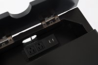 Black Chairside Table - Craftsman-6