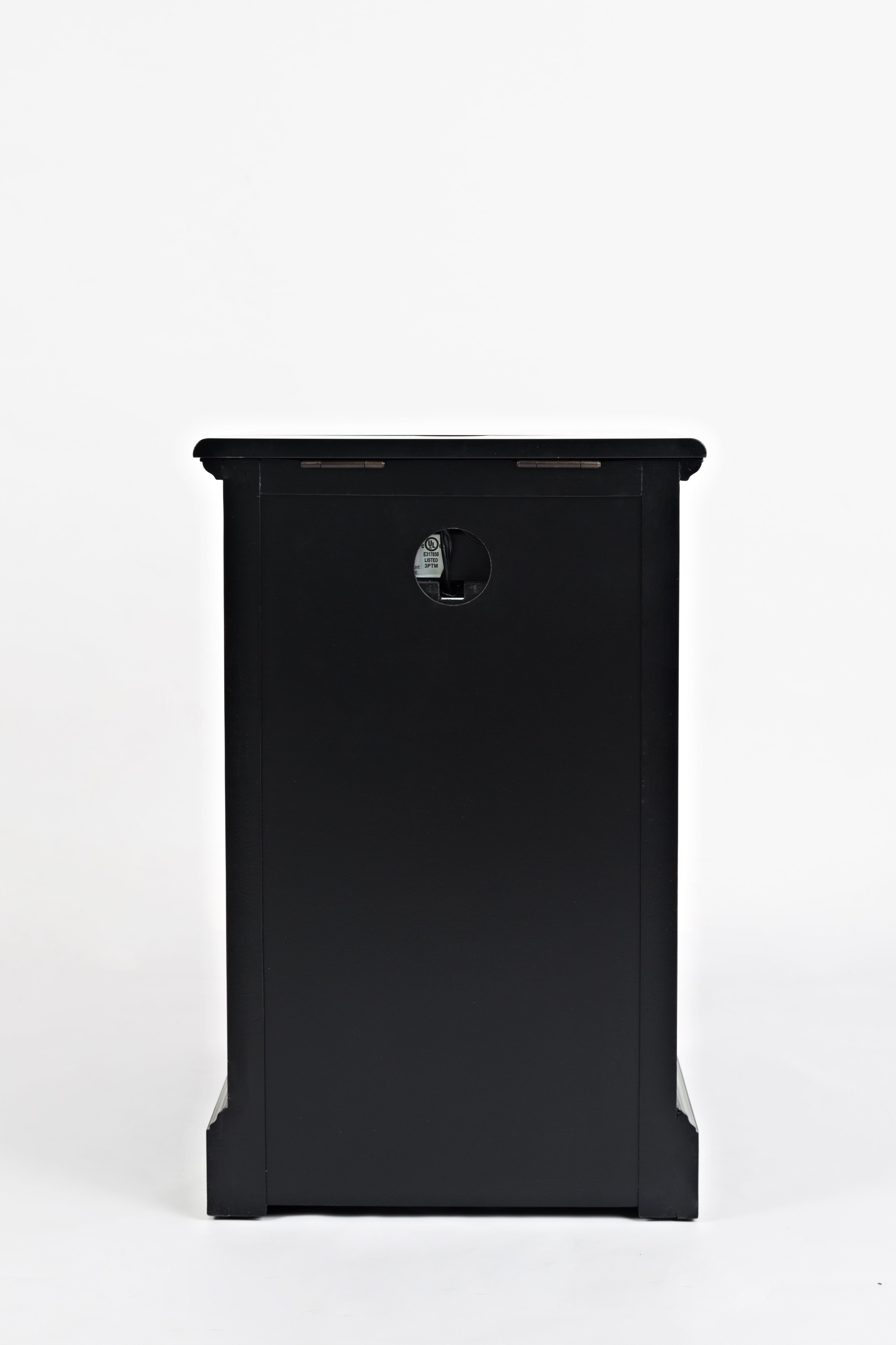 Craftsman Black Chairside Table-8